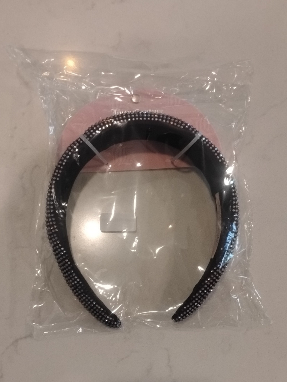 Juicy Couture Lavender Crystal Padded Headband - Picture 5 of 5